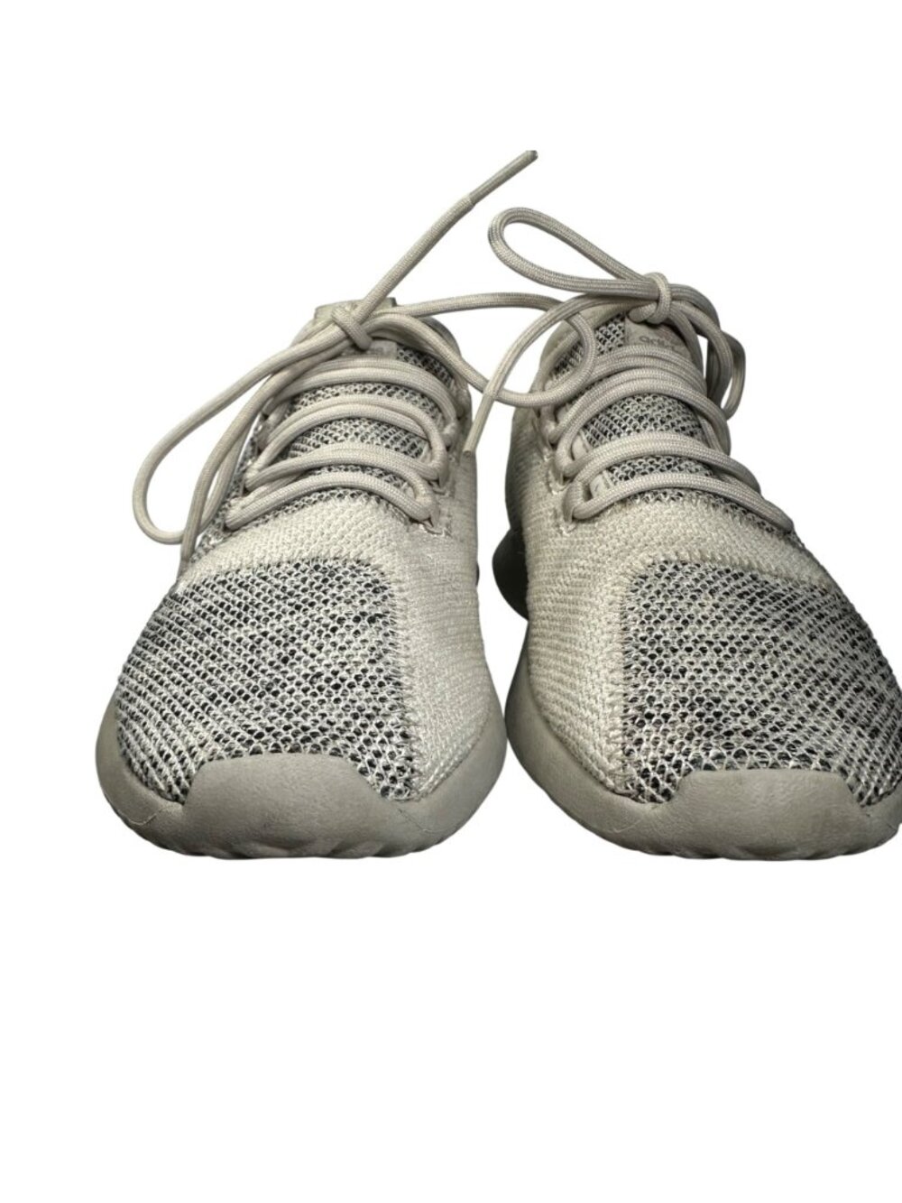 Adidas Tubular Beige/Gray Knit Running Shoes Size Mens 4.5 Ladies 6.5 Athletic - Picture 3 of 15